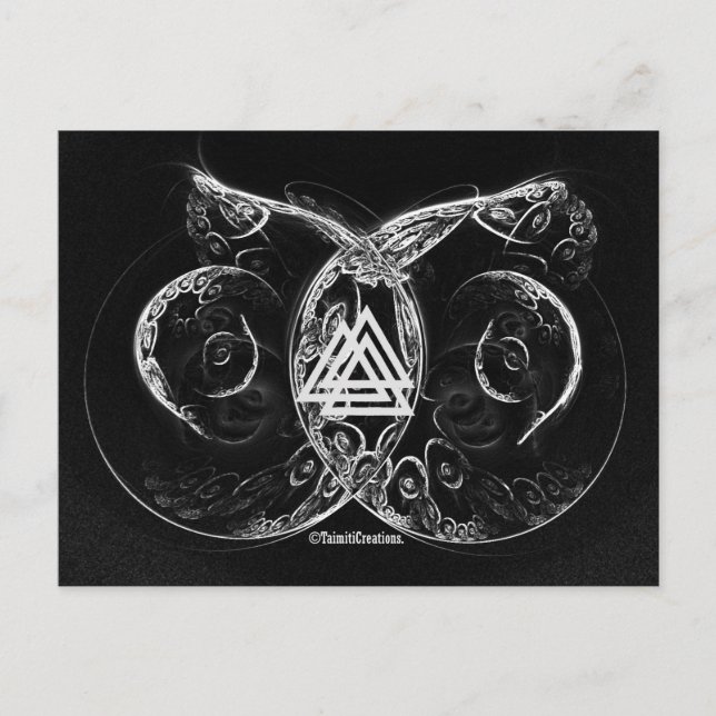 Postal Valknut - Alza de viking (Anverso)