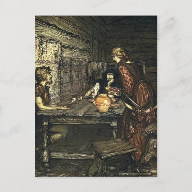 Postal Valkyrie de Rackham (Anverso)
