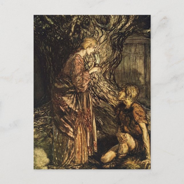 Postal Valkyrie de Rackham (Anverso)