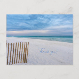 Postal Valla de Playa Mañana Destin Florida Gracias