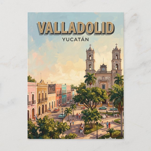 Postal Valladolid México (Anverso)