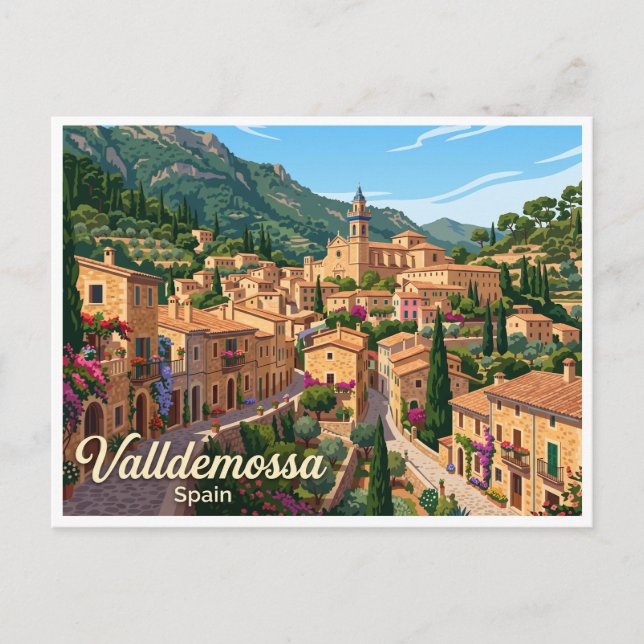 Postal Valldemossa España (Anverso)