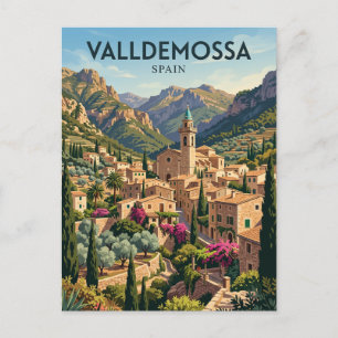 Postal Valldemossa Pueblo Antiguo España