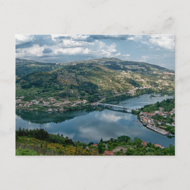 Postal Valle de Douro (Anverso)