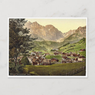 Postal Valle de Engelberg y Juchlipass, Bernese Oberland,