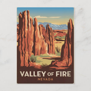 Postal Valle de Fire Nevada