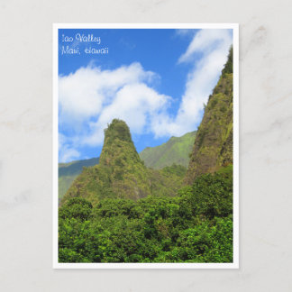 Postal Valle de Iao, Maui Hawaii