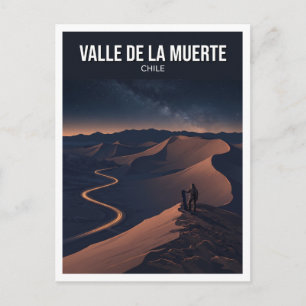 Postal Valle de la Muerte, Desierto de Atacama, Chile