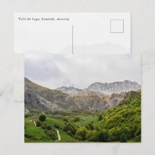 Postal Valle de Lago, Parque Natural de Somiedo en España