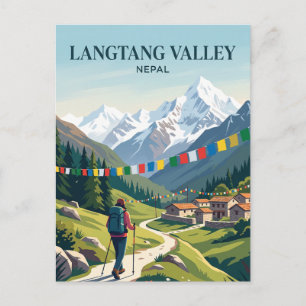 Postal Valle de Langtang Nepal