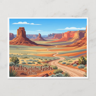 Postal Valle de los Dioses Mexican Hat Utah