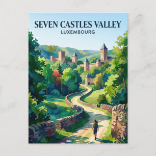 Postal Valle de los Siete Castillos, Septfontaines, Guttl