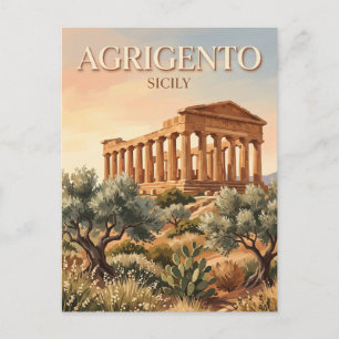 Postal Valle de los Templos Agrigento Italia