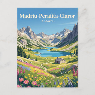 Postal Valle de Madriu-Perafita-Claror Andorra