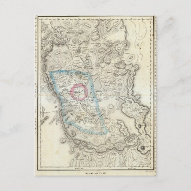 Postal Valle de México, México (Anverso)