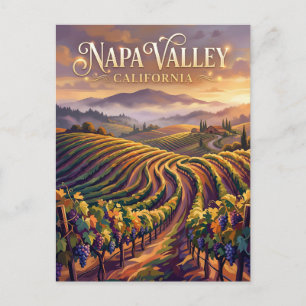 Postal Valle de Napa California