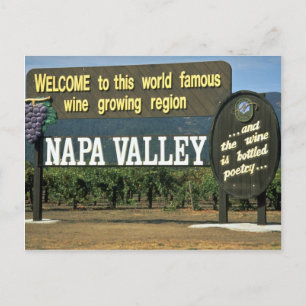 Postal Valle de Napa, California, Estados Unidos