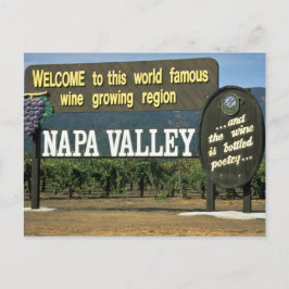 Postal Valle de Napa, California, Estados Unidos
