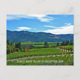 Postal Valle de Napa en California