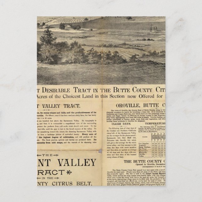 Postal Valle de Pleasant, California (Anverso)