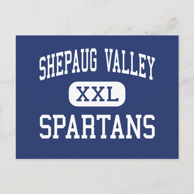 Postal Valle de Shepaug - Espartanos - Medio - Washington (Anverso)