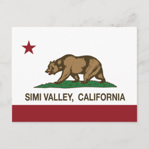 Postal Valle de Simi, Bandera Estatal de California