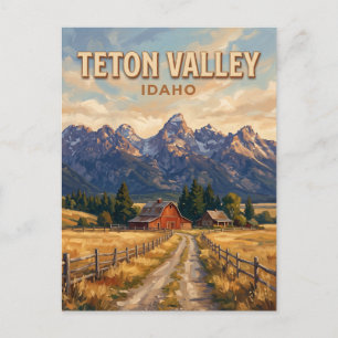 Postal Valle de Teton Idaho
