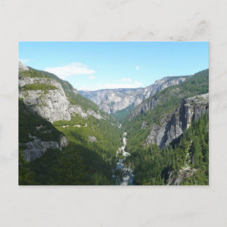 Postal Valle de Yosemite en el Parque Nacional Yosemite