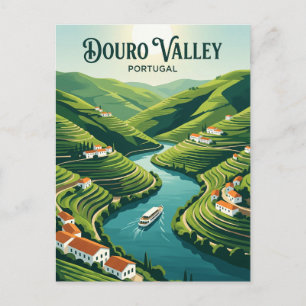Postal Valle del Duero Portugal