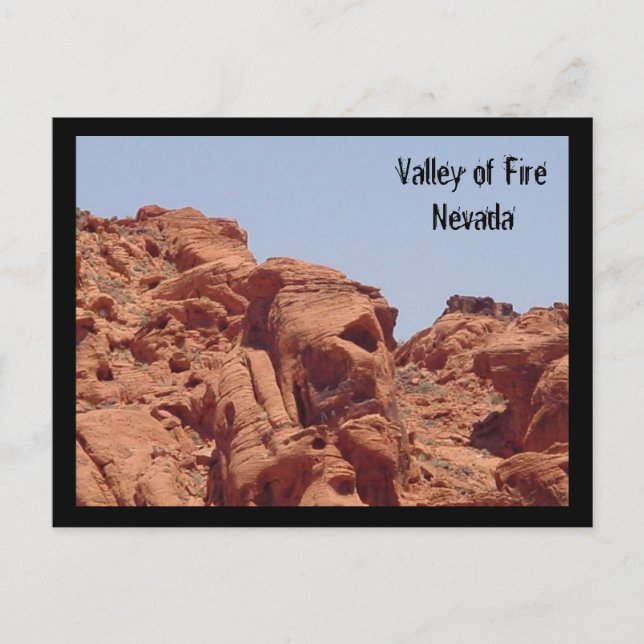 Postal Valle del Fuego (Anverso)