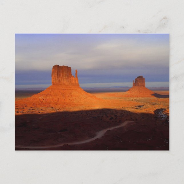 Postal Valle del Monumento (Anverso)