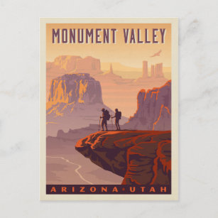 Postal Valle del Monumento   Arizona y Utah
