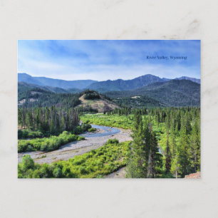 Postal Valle del Río, América Occidental, Wyoming,