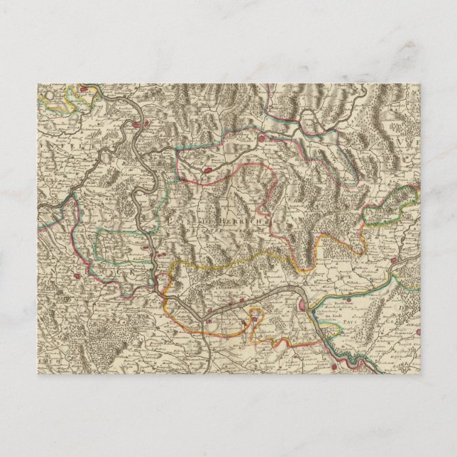 Postal Valle del Río Rin (Anverso)