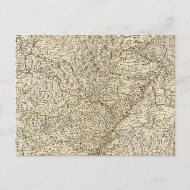 Postal Valle del Río Rin, Francia 2 (Anverso)