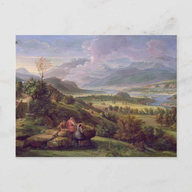 Postal Valle del Tíber (Anverso)