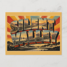 Valle Silencioso Arte de Viaje Vintage Irlanda del