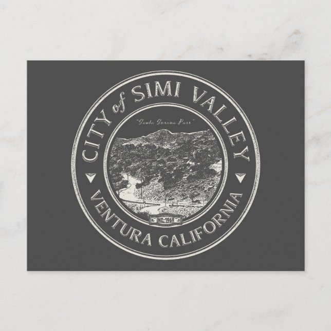POSTAL VALLE SIMI CALIFORNIA - SANTA SUSANA PASS (Anverso)