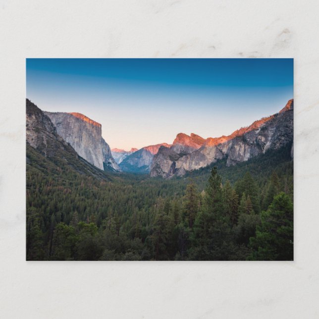 Postal Valle Yosemite, California (Anverso)
