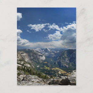Postal Valle Yosemite y media casa de Eagle Peak