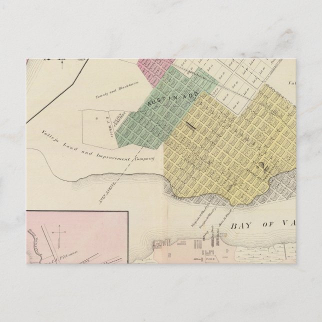 Postal Vallejo, Solano Co 8 (Anverso)