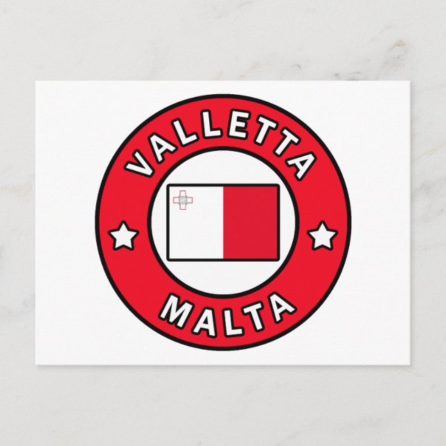 Postal Valletta Malta (Anverso)