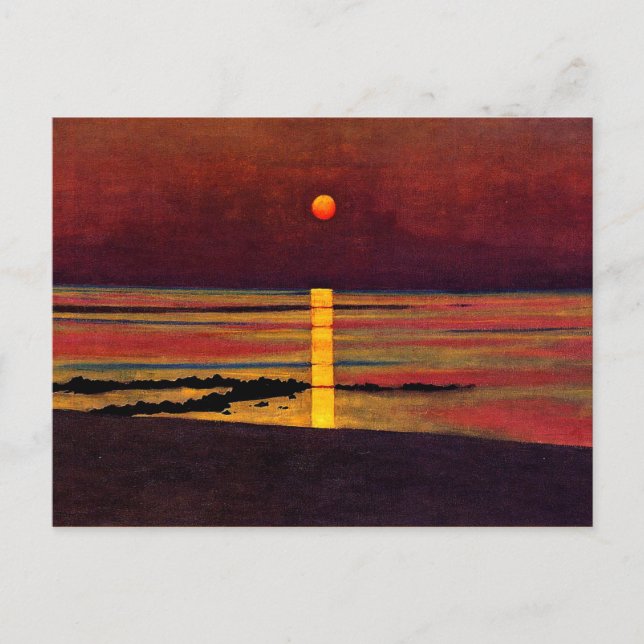 Postal Vallotton - Sunset (Anverso)