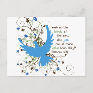 Postal Valor de las aves