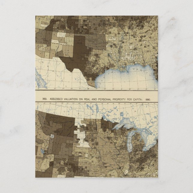 Postal Valoración, bienes inmuebles, bienes personales 18 (Anverso)