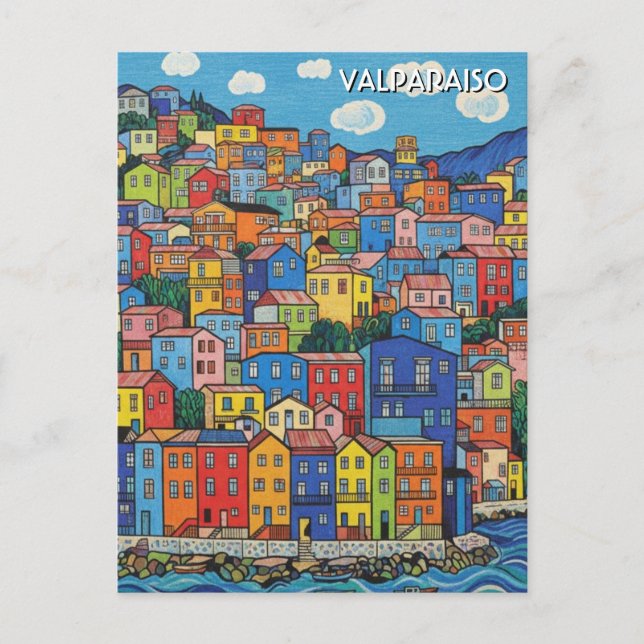 Postal Valparaíso Chile (Anverso)