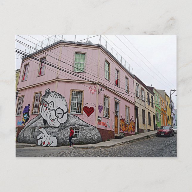 Postal Valparaiso, Chile (Anverso)