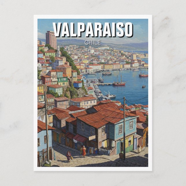 Postal Valparaiso Chile (Anverso)