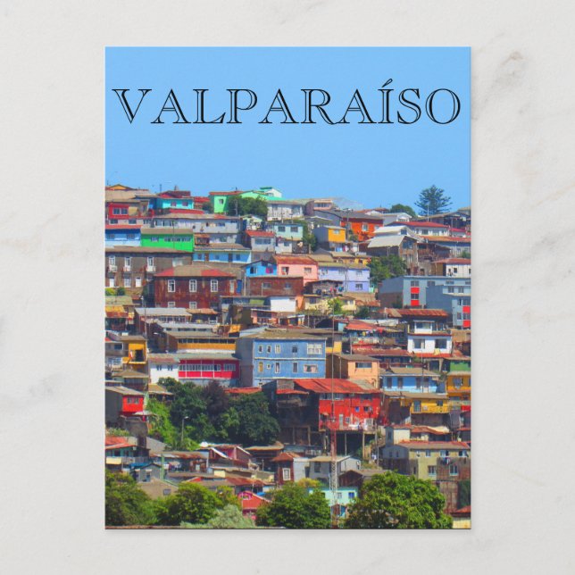 Postal valparaíso vivo (Anverso)