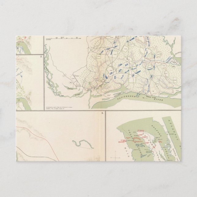 Postal Valverde, Shiloh, Ft Craig, Isla Roanoke (Anverso)
